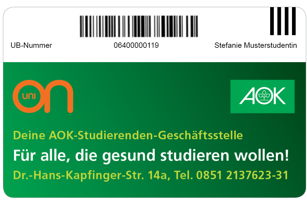 CampusCard f&uuml;r Studierende und Besch&auml;ftigte (R&uuml;ckseite)