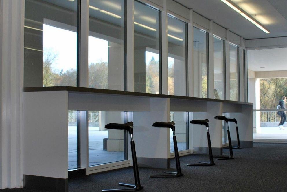 Central library study room