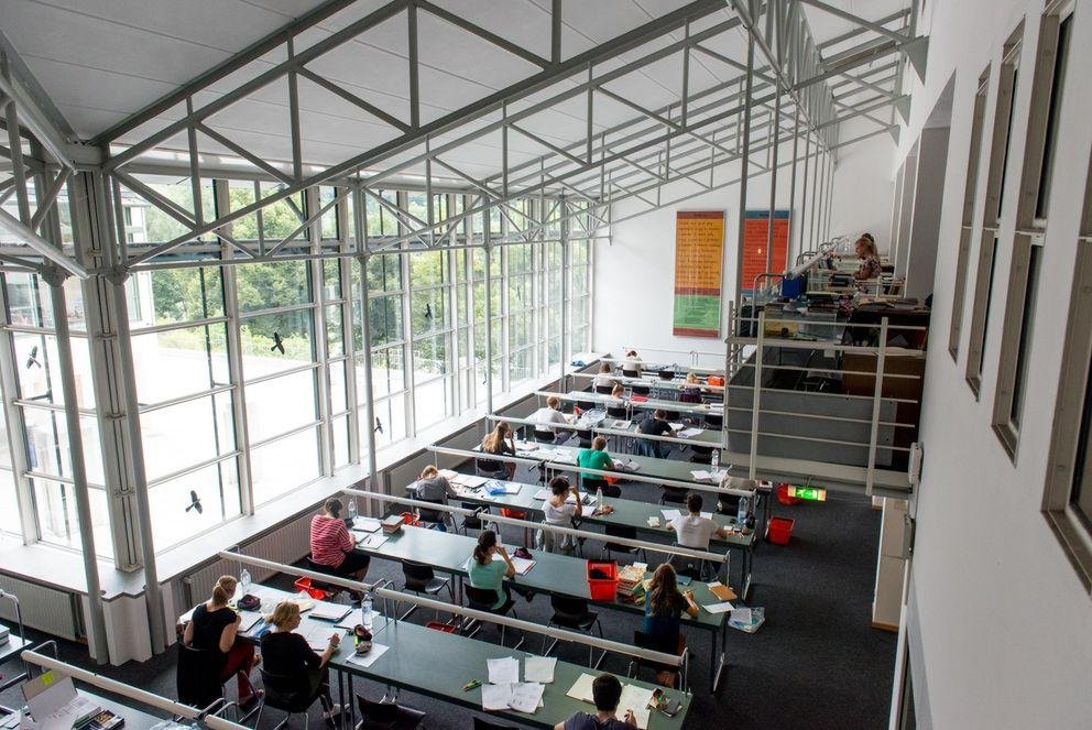 The Central Library reading room