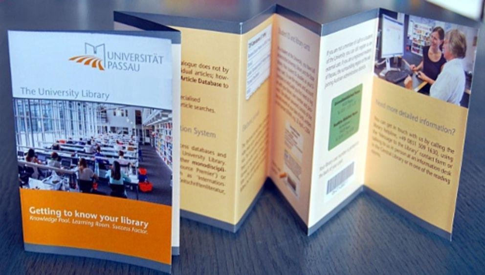 Leaflet of the University Library "Getting to know your library" Leaflet of the University Library "Getting to know your library"