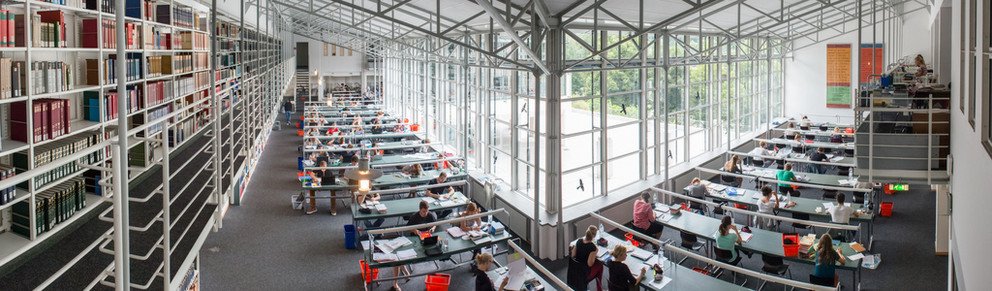 Lesesaal der Universit&auml;tsbibliothek Passau