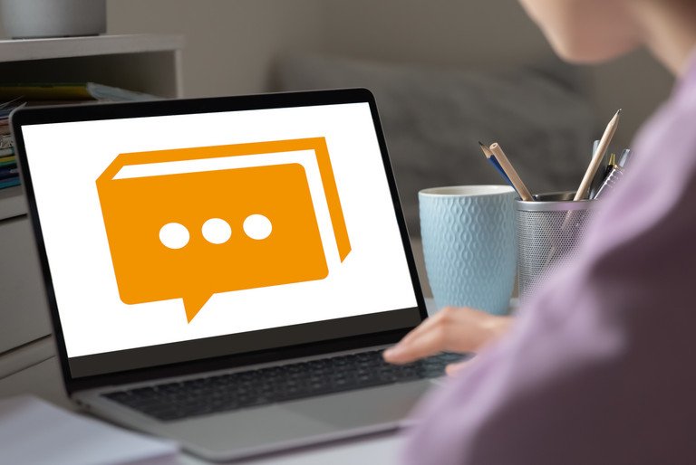 The BibBot Icon on a laptop display