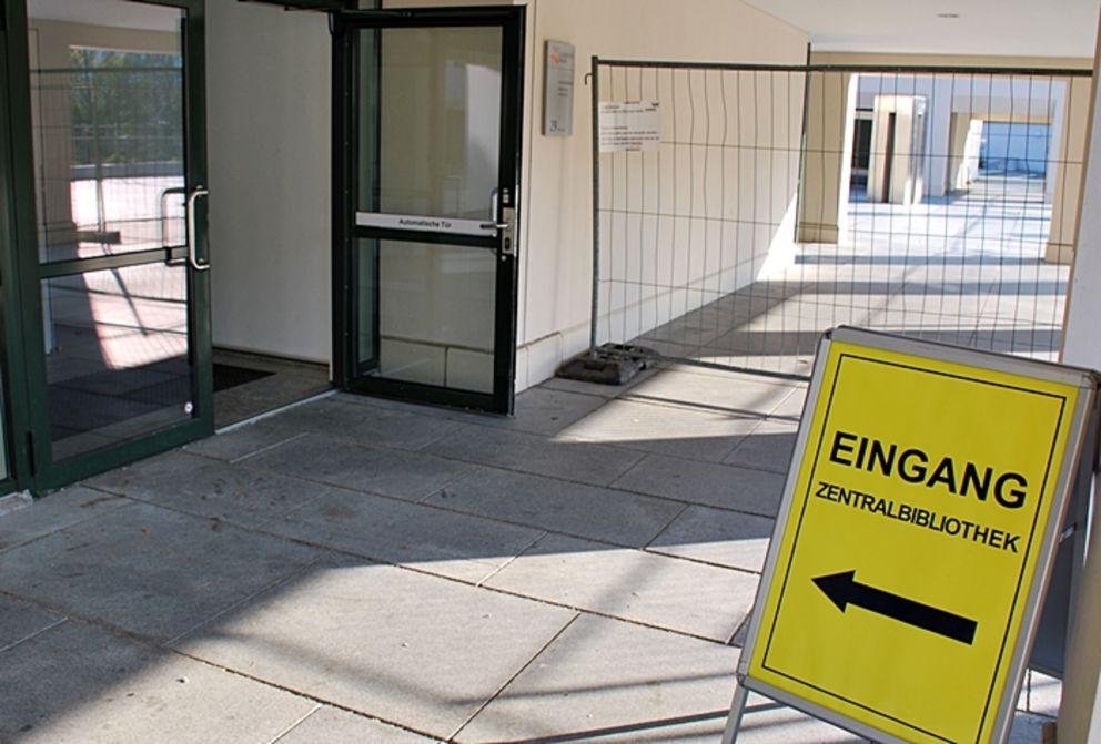 Neuer Eingang zur Zentralbibliothek Neuer Eingang zur Zentralbibliothek