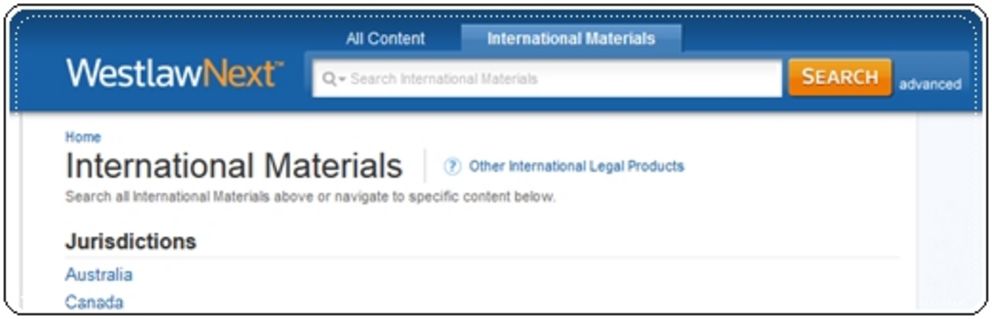 Screenshot Westlaw Next