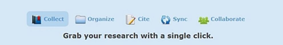 Zotero - Grab your research with a single click