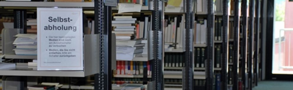 Selbstabholungsbereich im Bücherturm