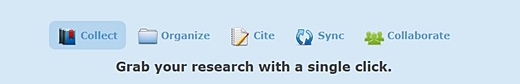 Zotero - Grab your research with a single click